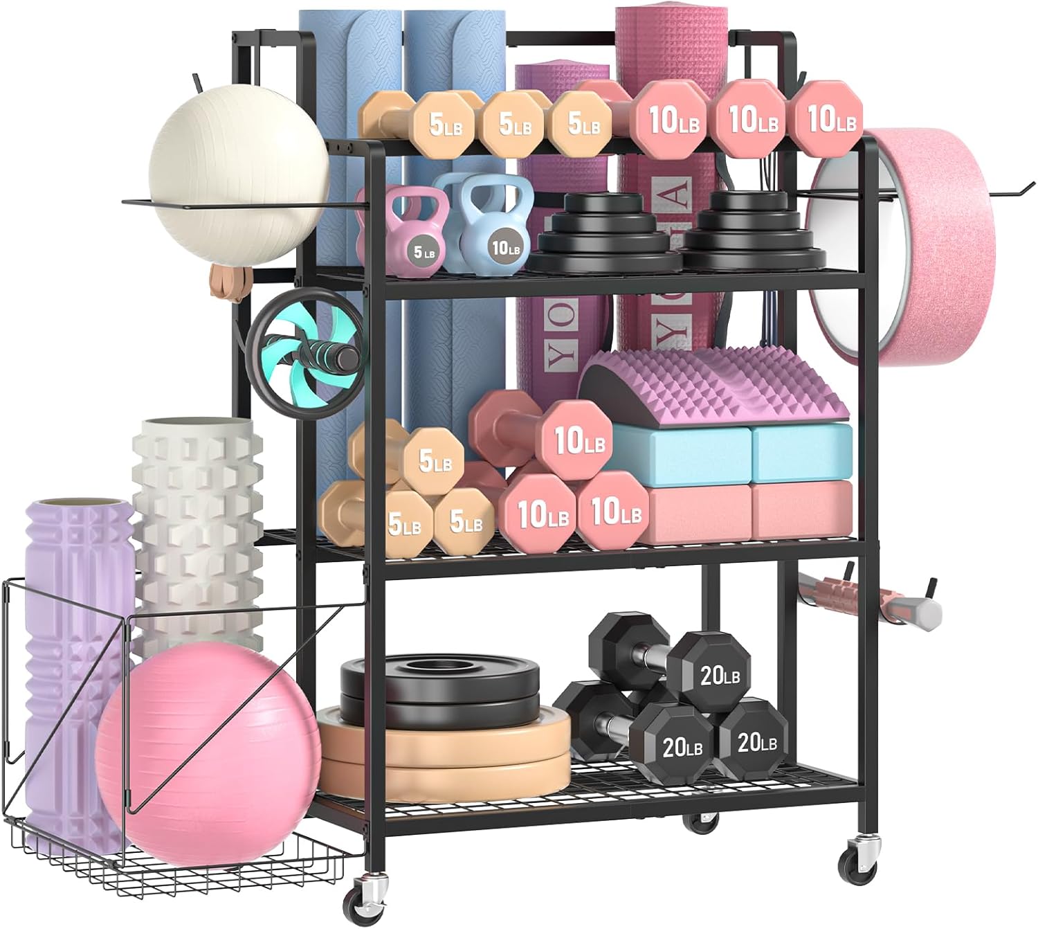 Home Gym Gym Equipment - Ev Spor Salonu Depolama Ünitesi, Malzeme