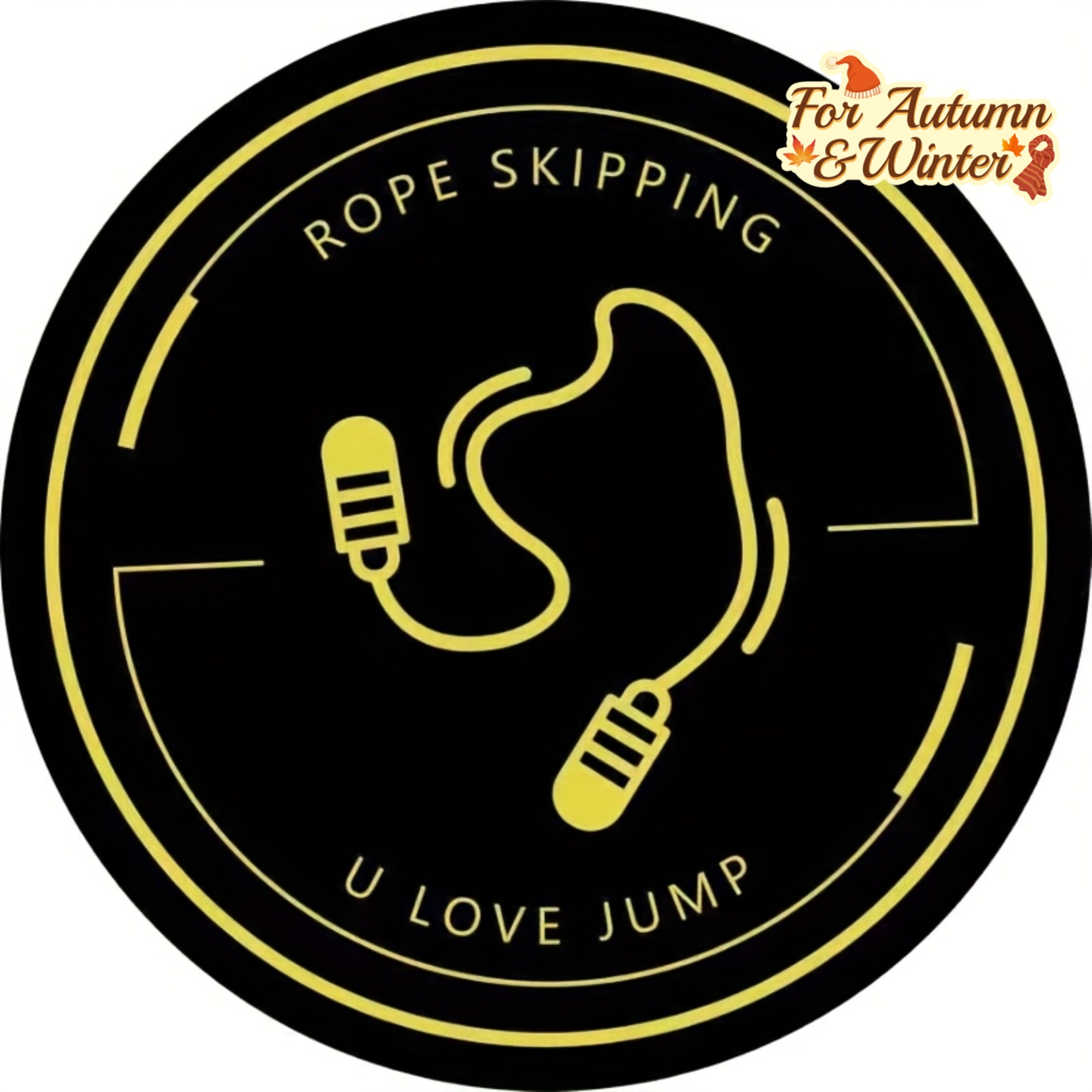 Home Gym Gold - İp Atlama U Love Jump Siyah
