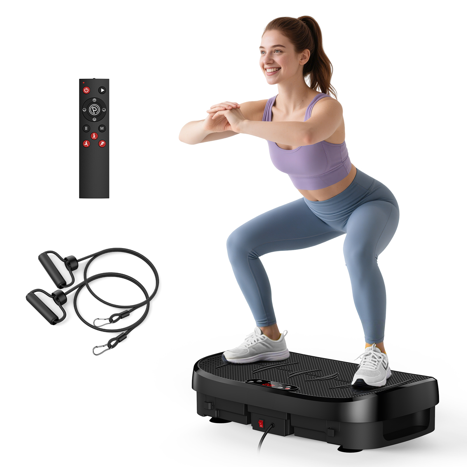 Home Gym Necessities - Titreşimli Plaka Yağ Yakıcı Fitness Platformu