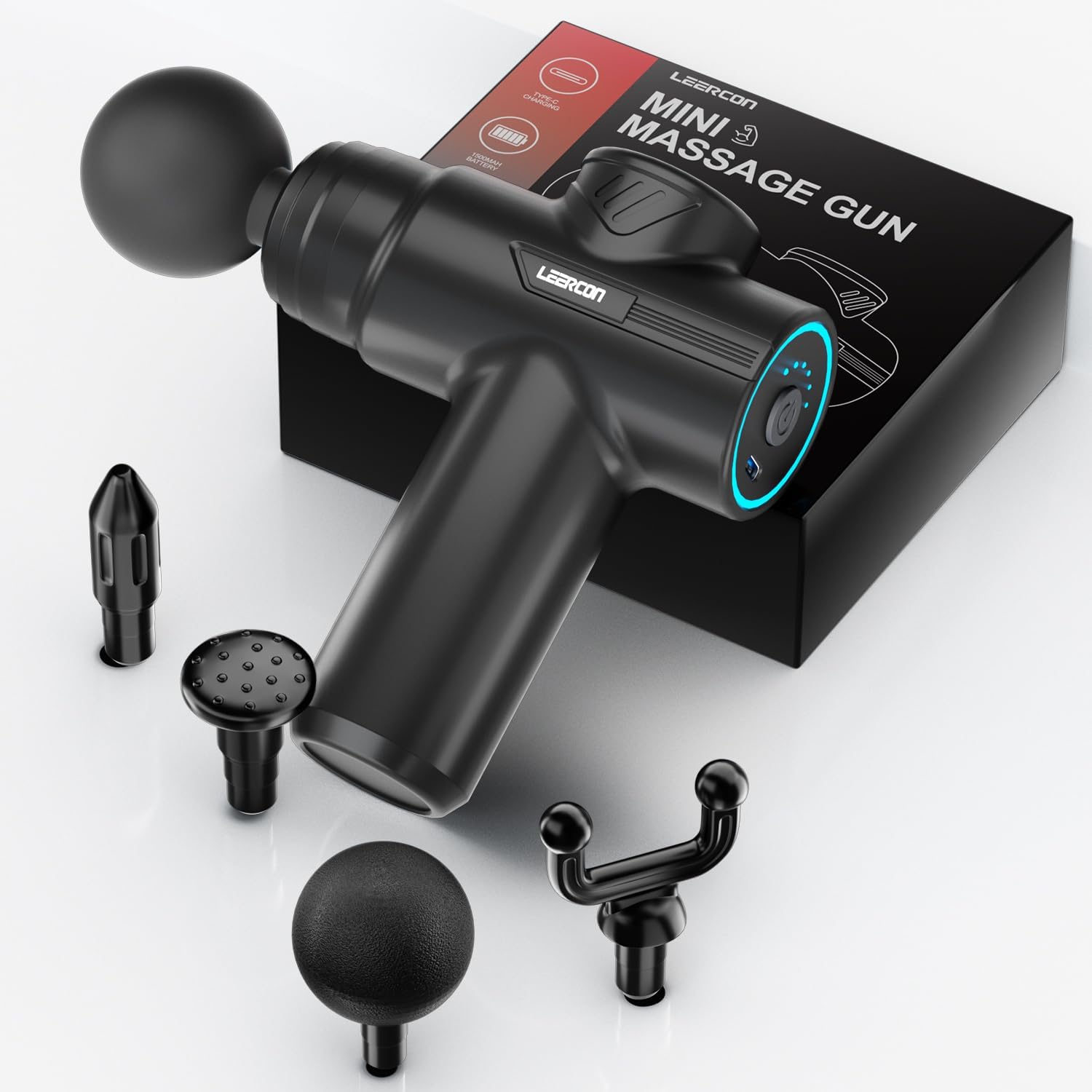 Home Gym Electric Machine - LEERCON Mini Masaj Aleti, 6 Hız