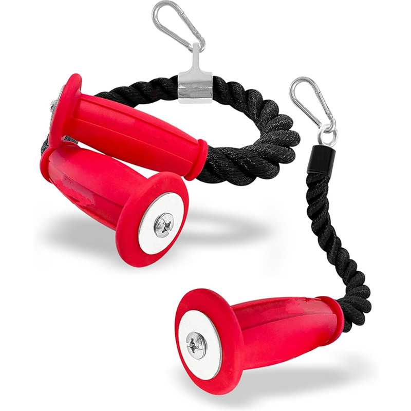 Home Gym Necessities - Ergonomik Tricep Halatlar Kaymaz Kablo Eki