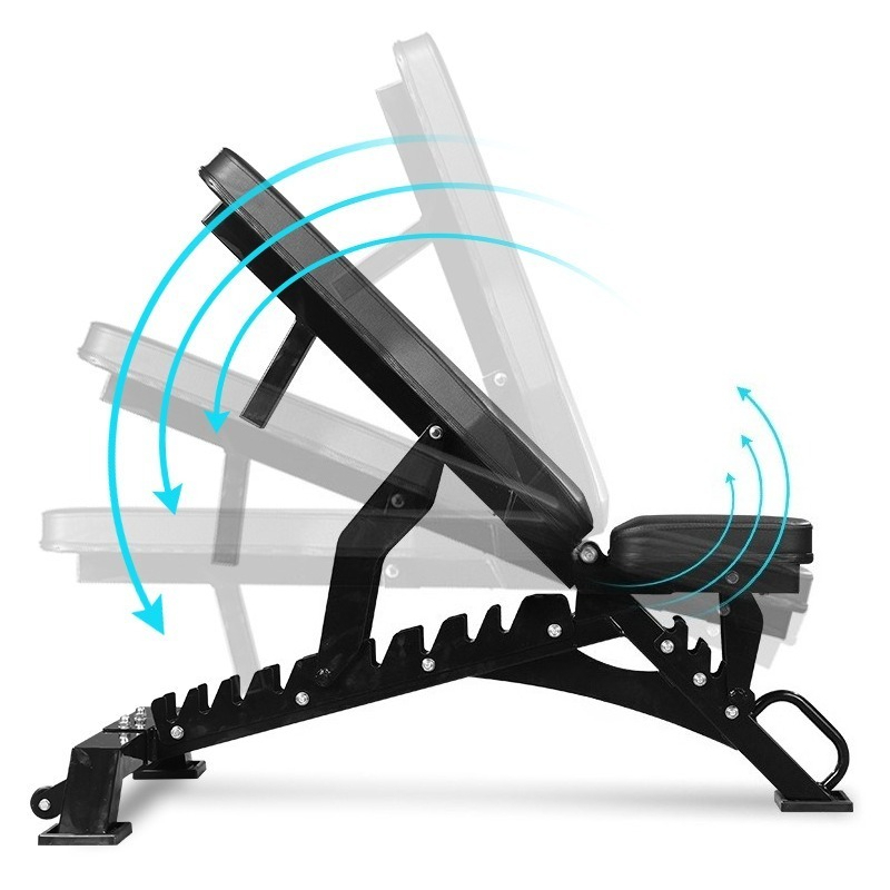 Home Gym Full Body - Ticari Metal Ayarlanabilir Dambıl Sehpası Katlanabilir