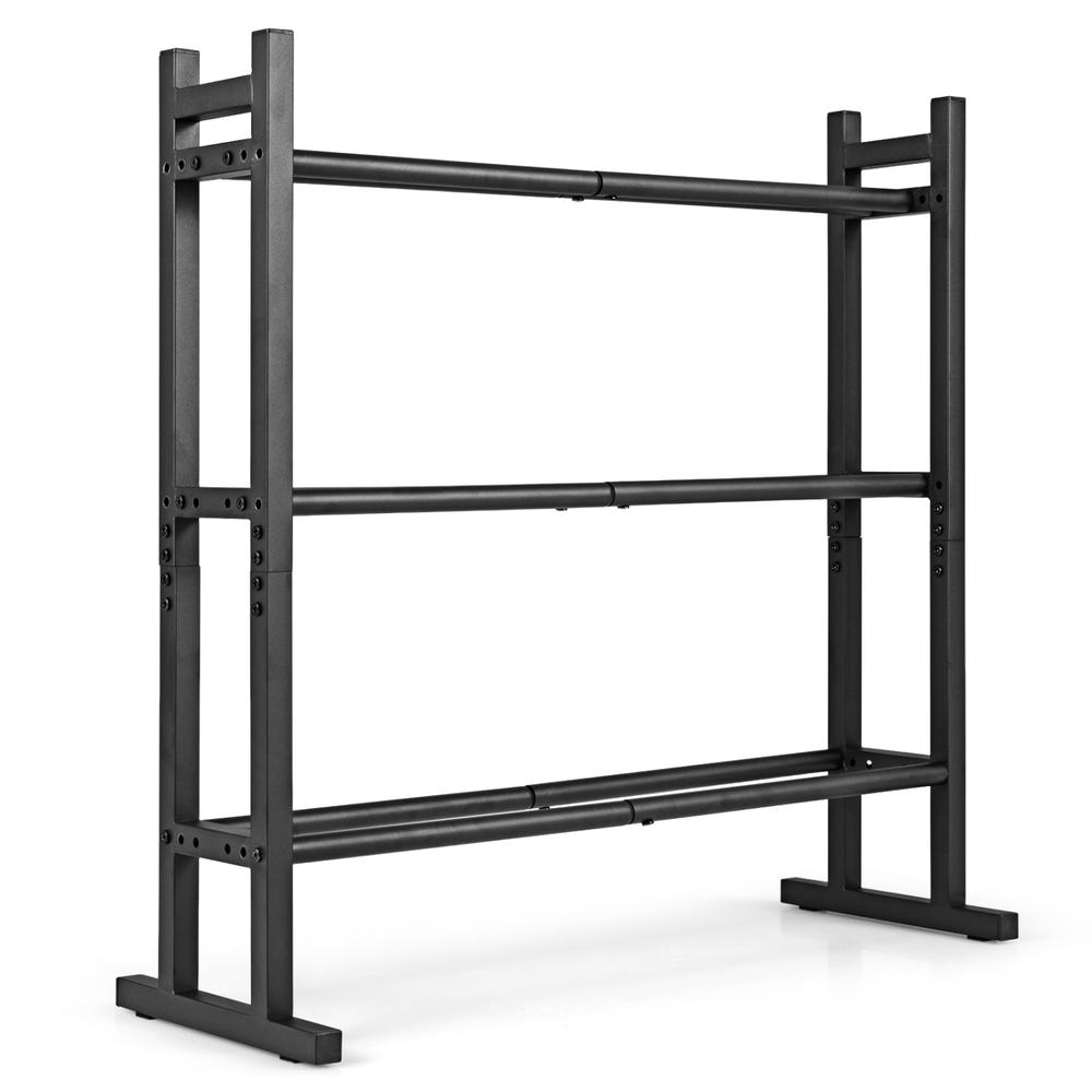 Home Gym Gym Equipment - Ağır Hizmet Tipi 3 Katlı Dambıl