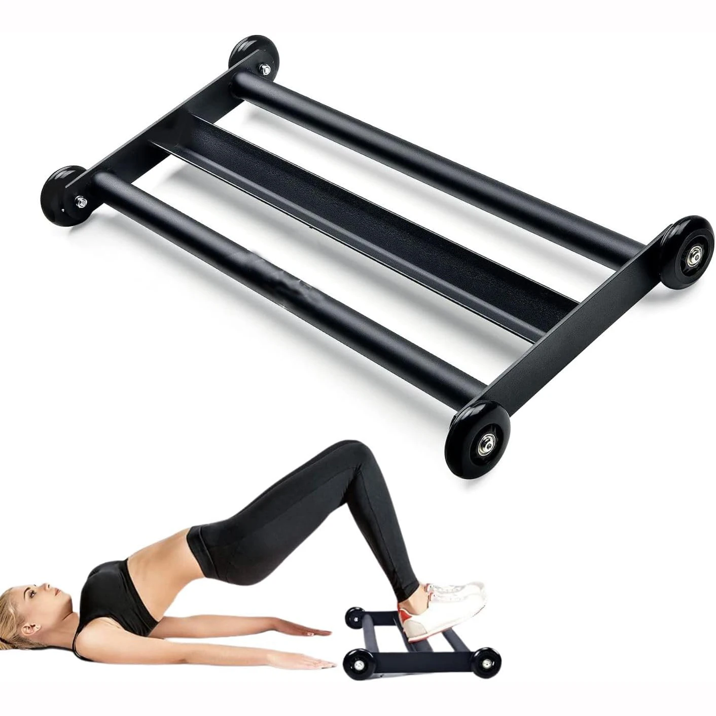 Home Gym Hamstring Exercises - Glider Ev Spor Salonu Fitness Glute