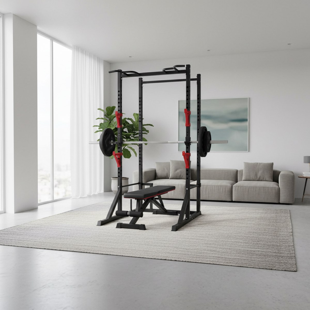 Ayarlanabilir Güç Rafı ve Çekm - Home Gym Gym Equipment incelemesi ve fiyatı