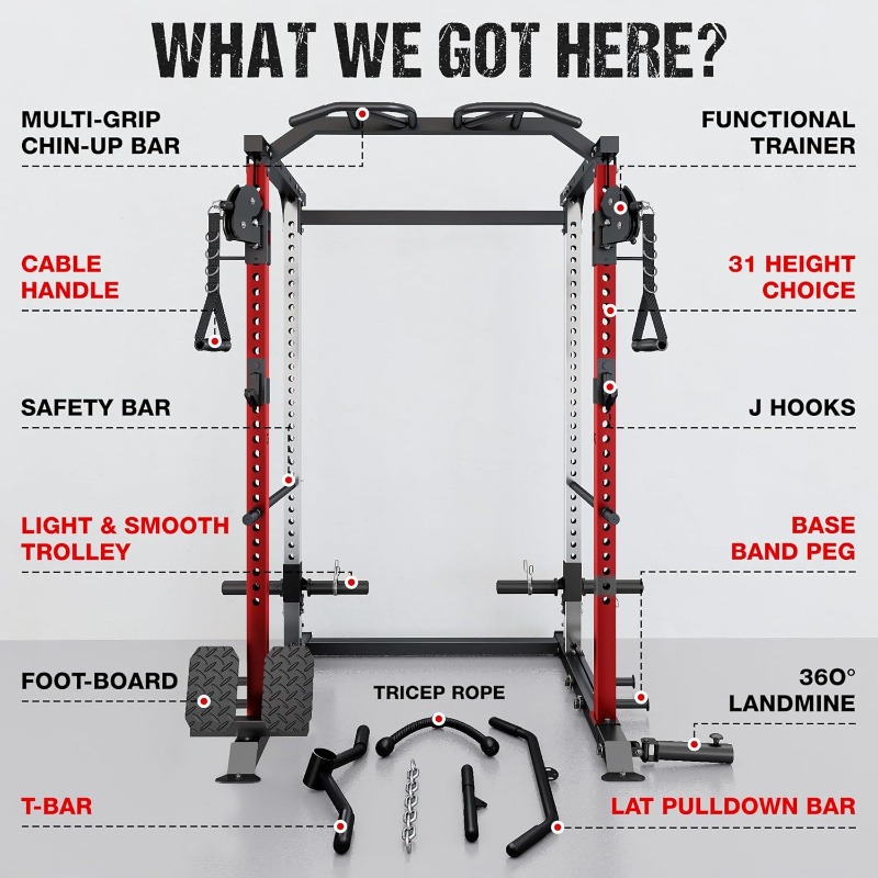 DP01 Power Cage, 2000LBS Squat - Squat Rack Power incelemesi ve fiyatı