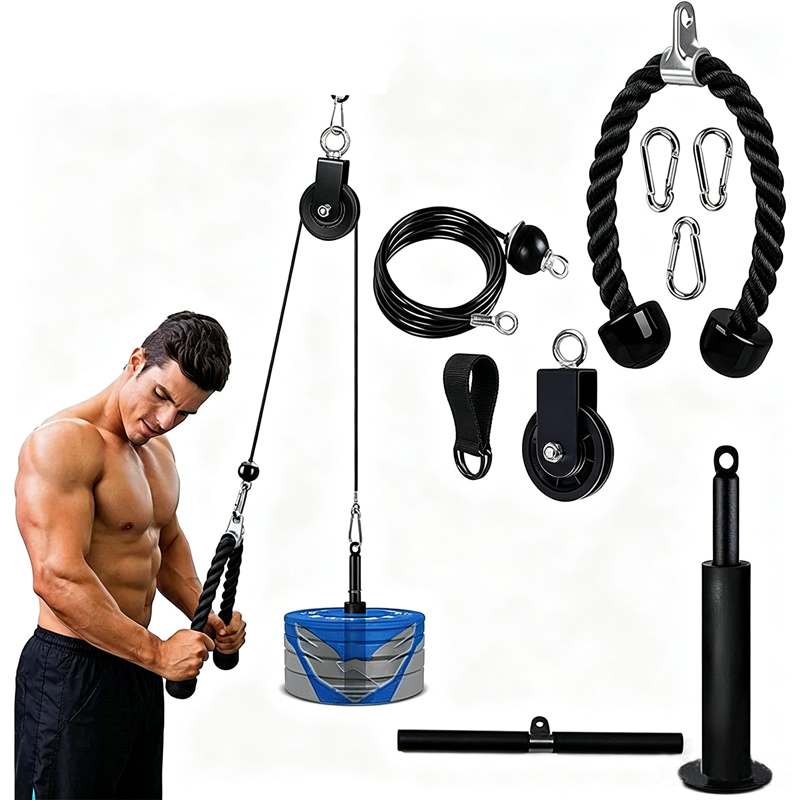 Sessiz Paslanmaz Çelik Halatlı - Home Gym Diy Pulley System incelemesi ve fiyatı