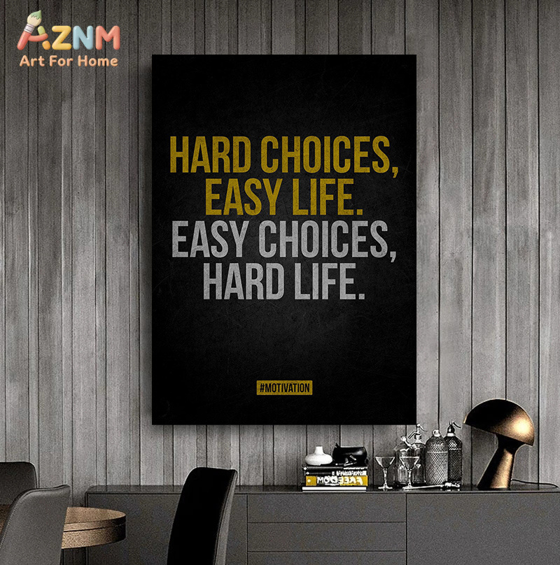 AZNM Motivasyonel Sözler Kanva - Home Gym Gold incelemesi ve fiyatı