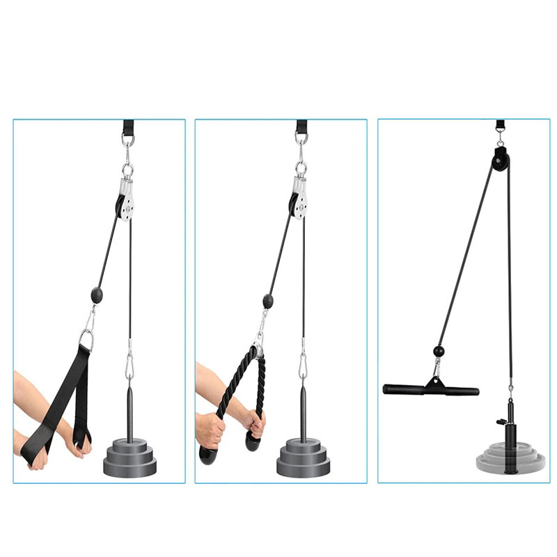 Sessiz Spor Salonu Kablo Kasna - Home Gym Diy Pulley System incelemesi ve fiyatı
